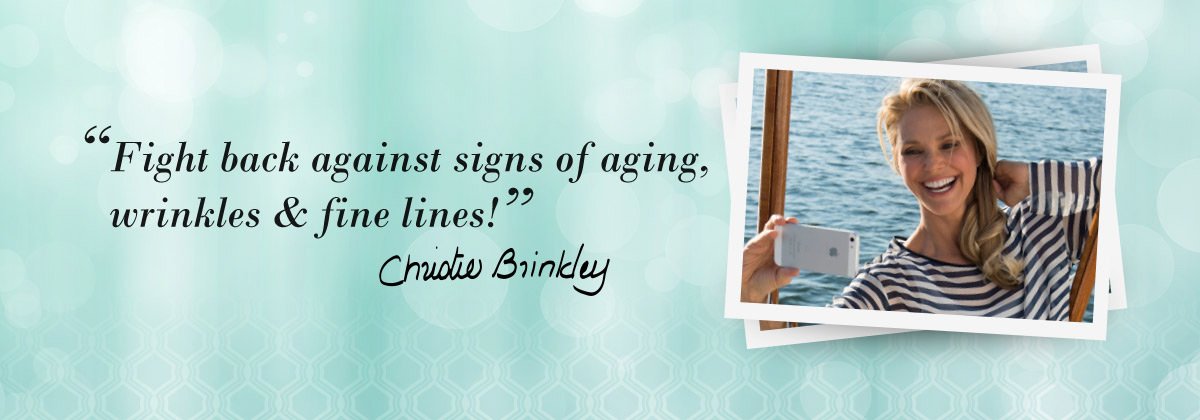 Fight back against signs of aging, wrinkles and fine lines!