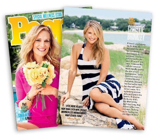 If there's one beauty tip Brinkley, 61, has sworn by since her modeling days began, it's to exfoliate.
